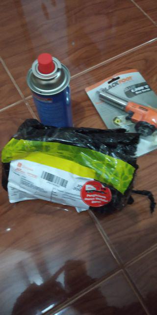 Paket Gas Torch Multi Purpose Blackfoot Dengan Tabung Gas Hi Cook Portable Siap Pakai Termurah