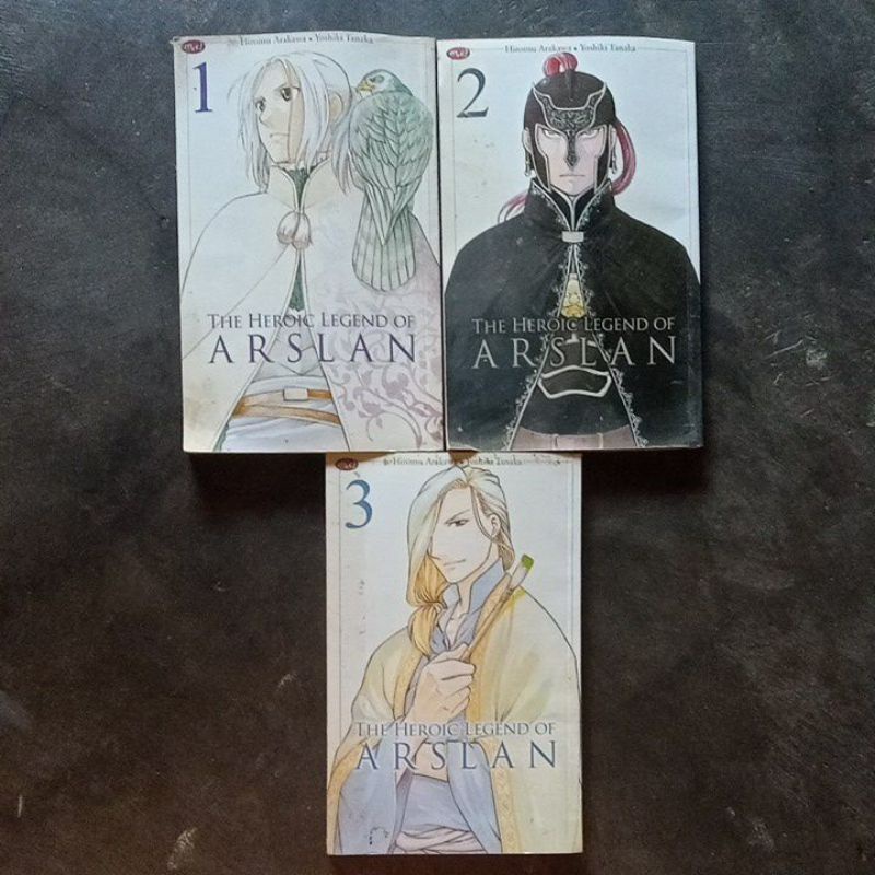 Komik The Heroic Legend of Arslan 1-3 bekas