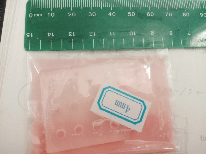 Cetakan Manik-manik Epoxy Resin Bulat Mini 4mm Transparan Bahan Silikon Untuk Perhiasan