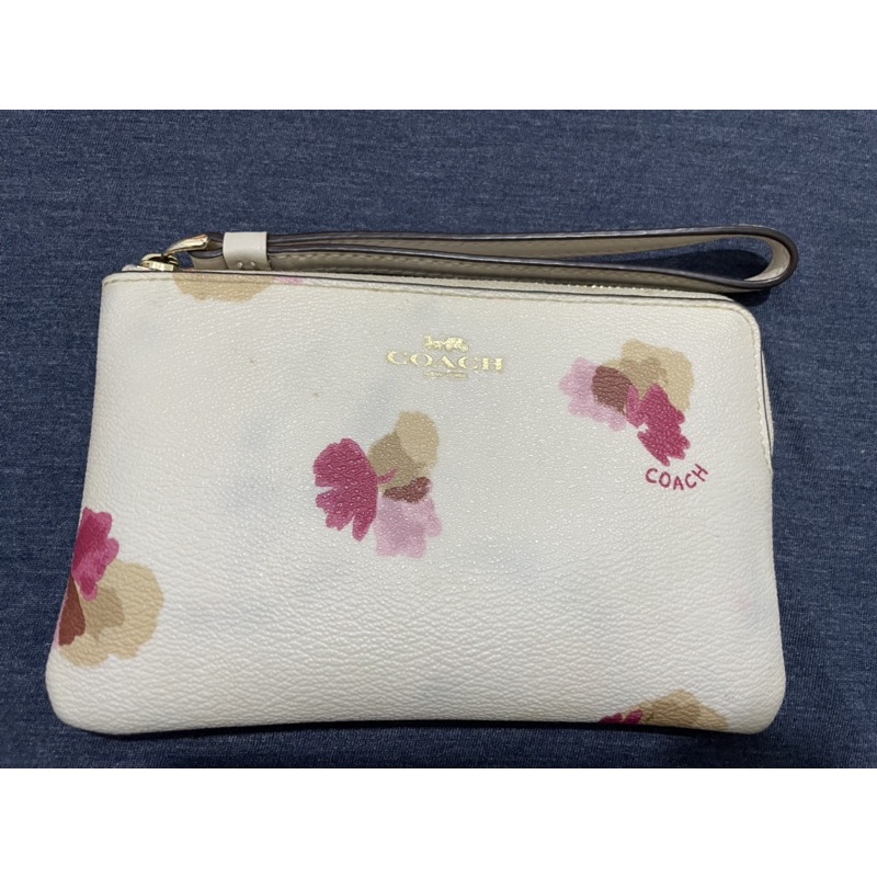 PRELOVED Coach Pouch Leather