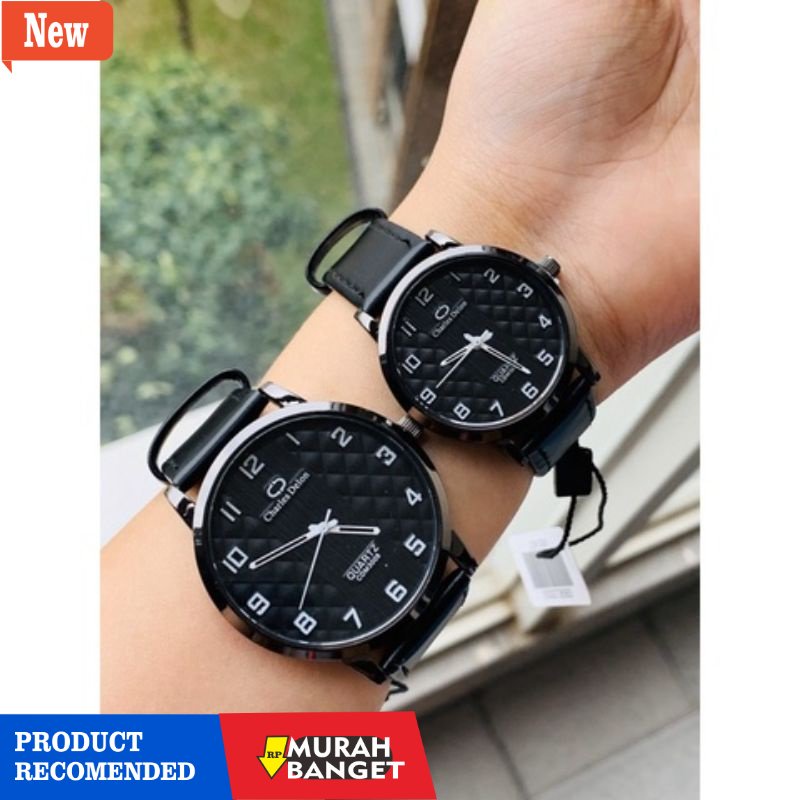 Jam tangan couple terbaik- JAM TANGAN PASANGAN/JAM TANGAN CARLES DELON/JAM TANGAN WATER