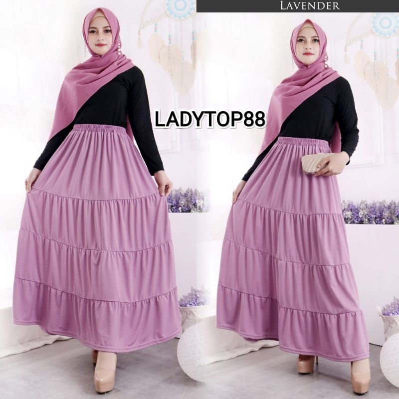 ROK MAXI SUSUN / ROK MODEL MAXI SUSUN PREMIUM / FASHION WANITA SERIES 1