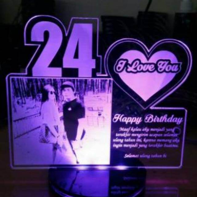 PROMO AKRILIK CUSTOM FOTO KADO ULTAH