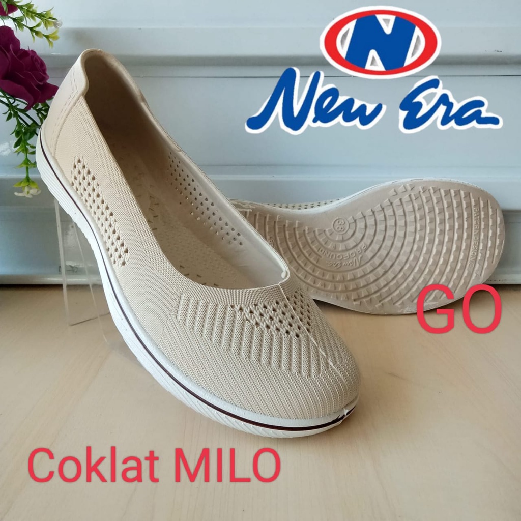 sogo NEW ERA LB 10054 Sepatu Slip On Wanita Karet TERBARU Original Murah