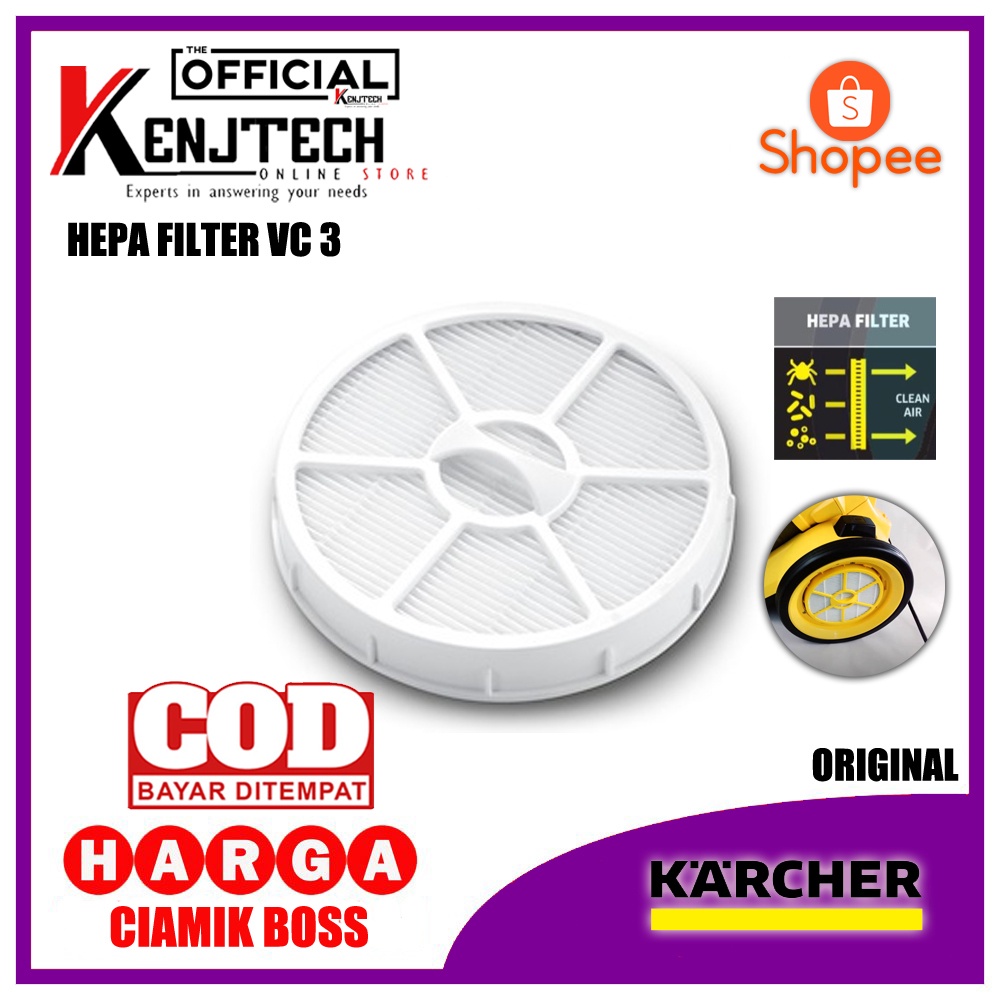 Filter Vacuum cleaner Karcher VC 3 HEPA 13 saringan karcher VC3