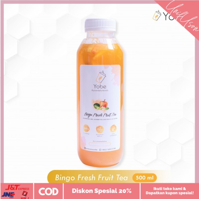 

⭐COD⭐ Bingo Fresh Fruit Tea 500ml
