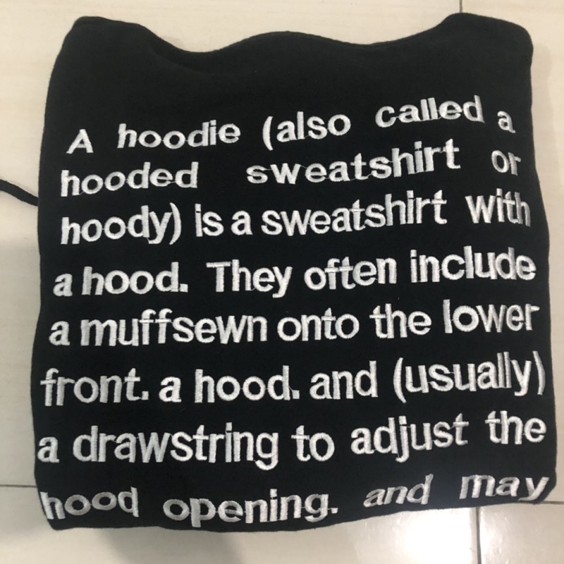 Vetements Definition Hoodie