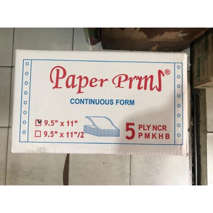 

paper print continuous form 9.5 x 11 5 ply kertas continuous Star Seller Termurah