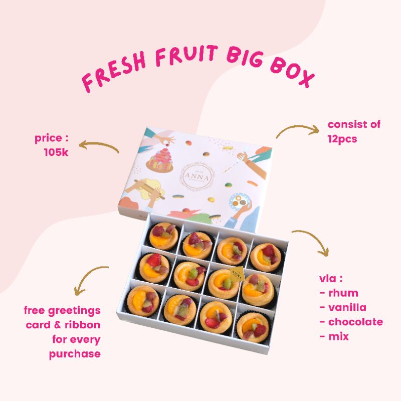 

Kue buah/Fresh Fruit Big Box