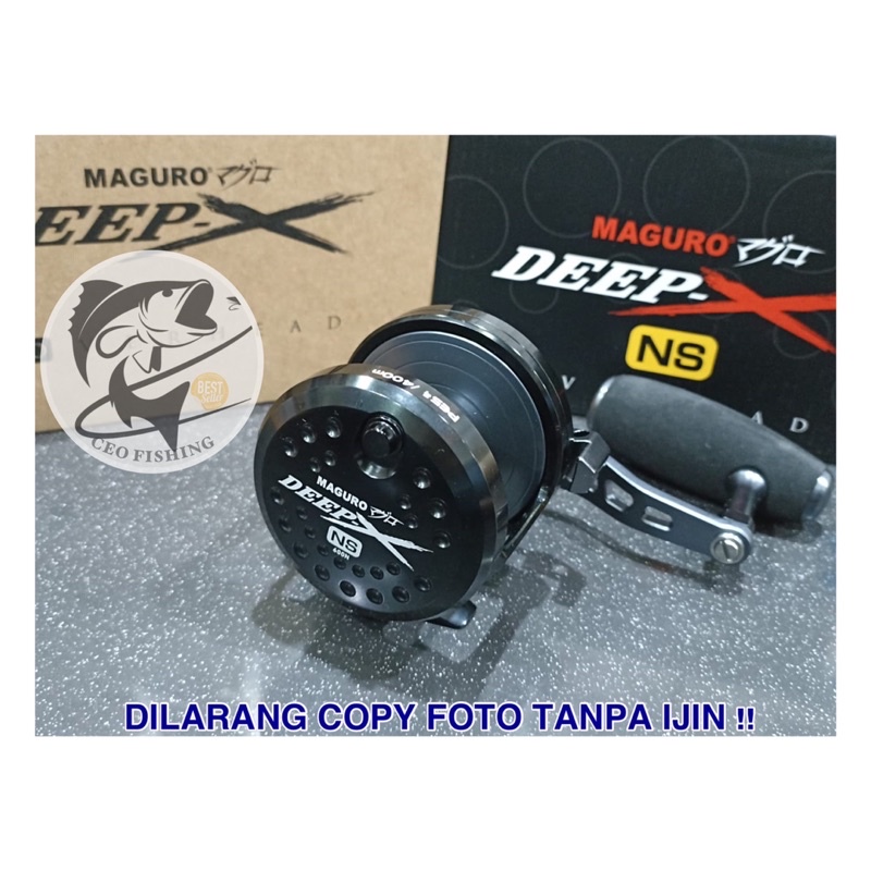 Reel OH MAGURO DEEP-X NS 400 500 600 | Laut | Monster Fish | Over Head Jigging