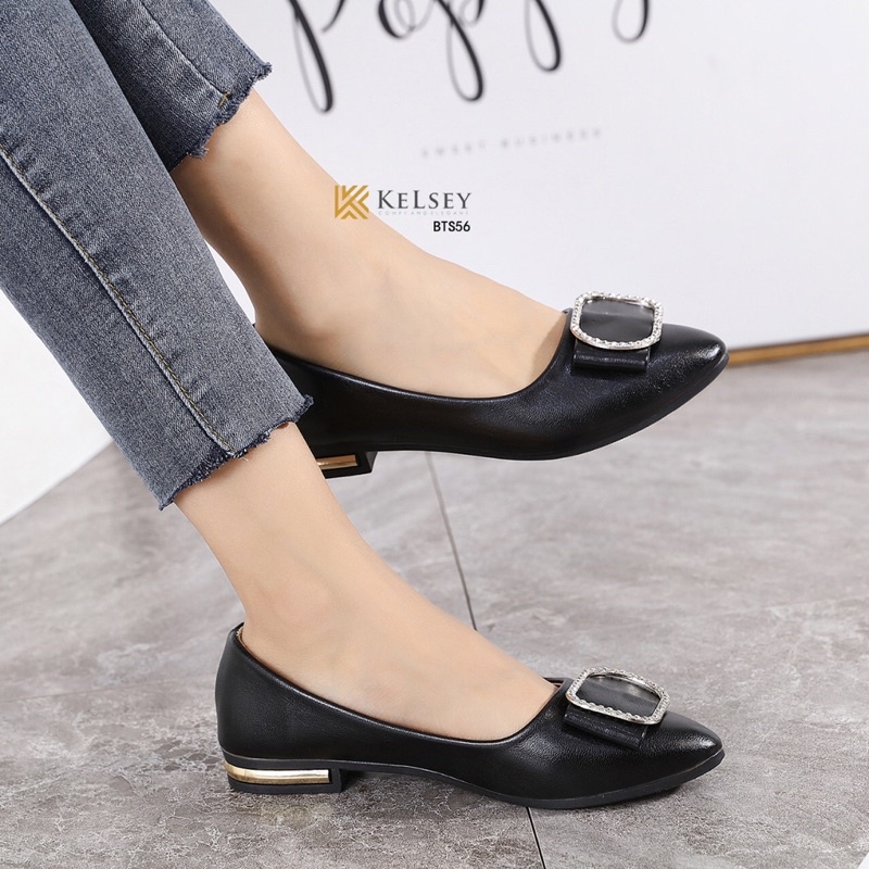 Kelsey Sepatu Flat Shoes Wanita BTS56