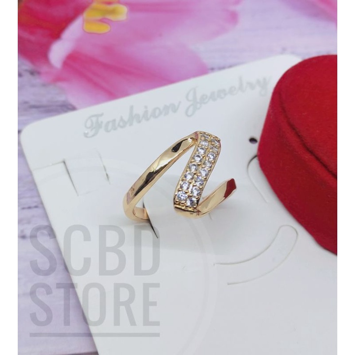 Cincin Wanita Asli Titanium Cantik