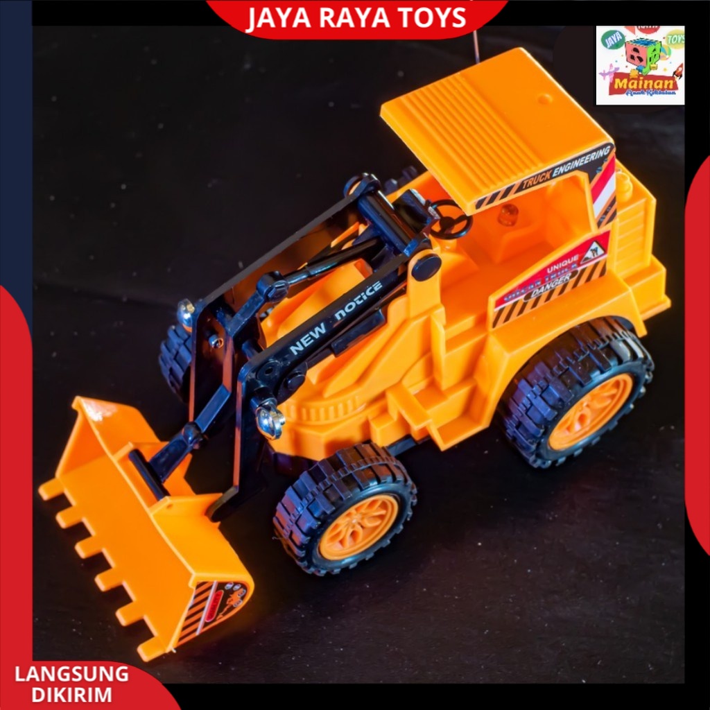 Mainan Mobil Remote Control Truck konstruksi RC Beko Excavator Mini Terbaru  Mainan Anak Laki Laki