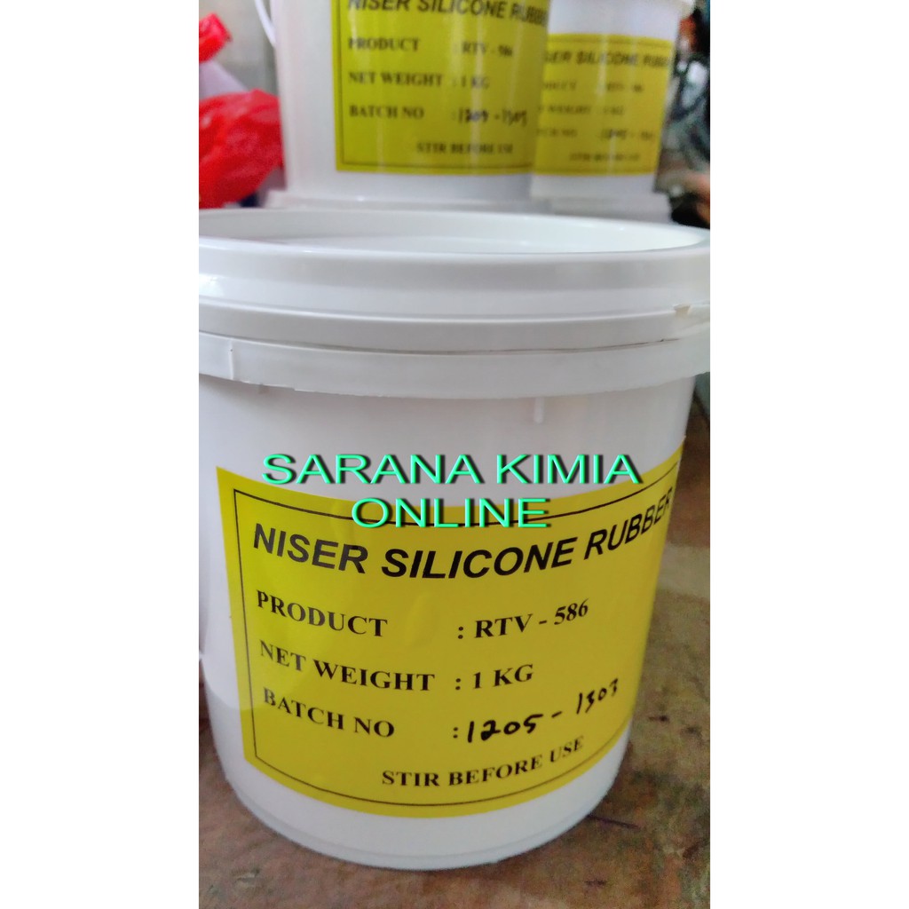

NISER silicon rubber 1kg + katalis merah khusus