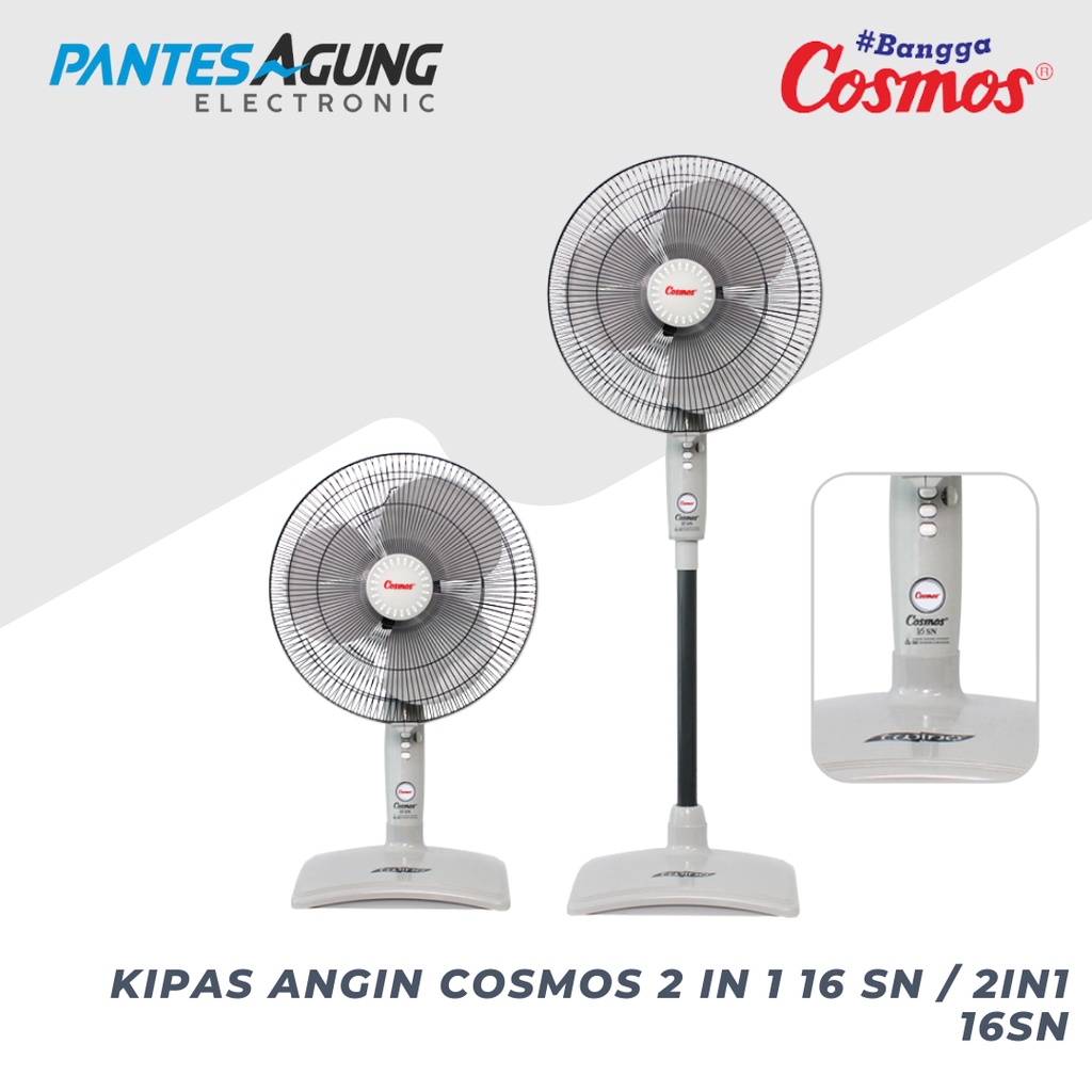 KIPAS ANGIN COSMOS 2 IN 1 16 SN / 2IN1 16SN