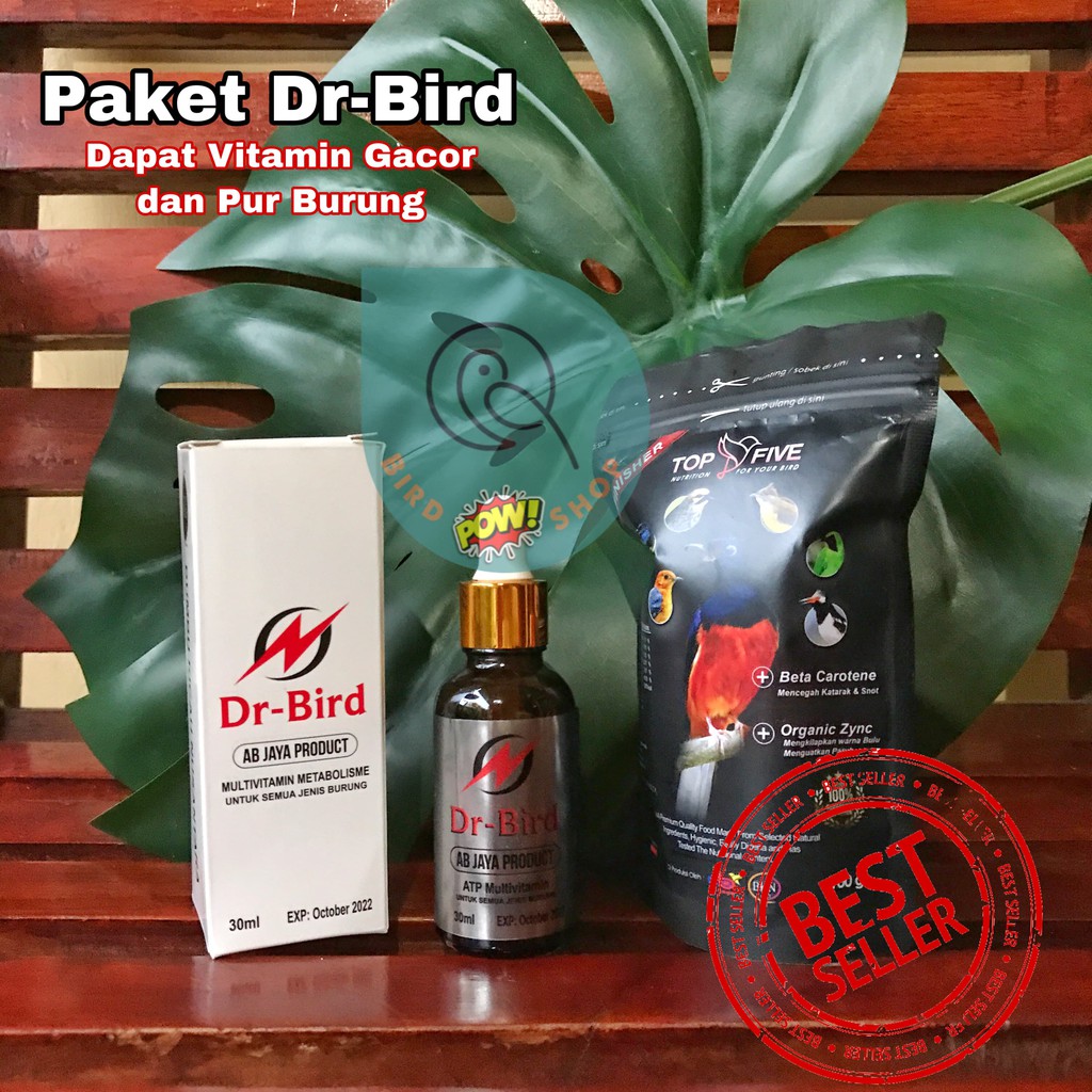 PAKET DR-BIRD VITAMIN DAN MAKANAN GACOR UNTUK SEMUA BURUNG (Serbuk Setan)