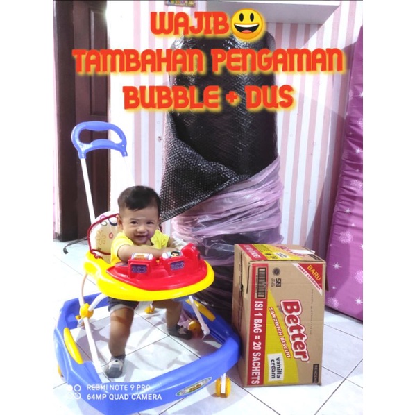 

Tambahan Pengaman Bubble + dus