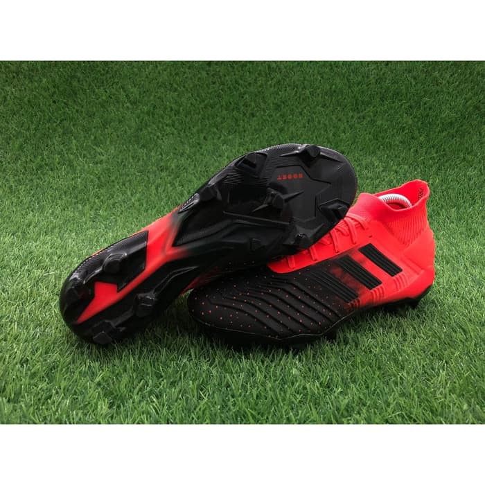Soccer Adidas Predator 19.1 FG - Black Orange