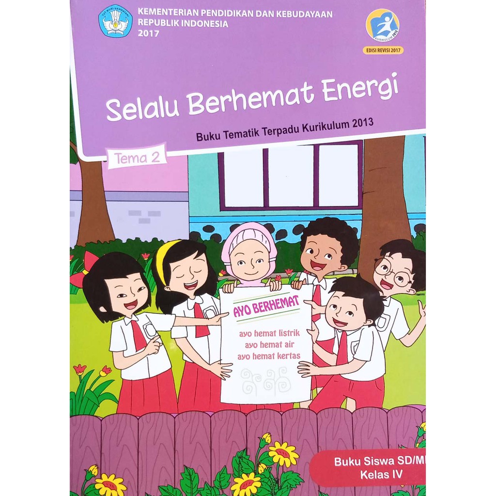 Buku Kelas 4 SD MI Tema 2 Tematik murah