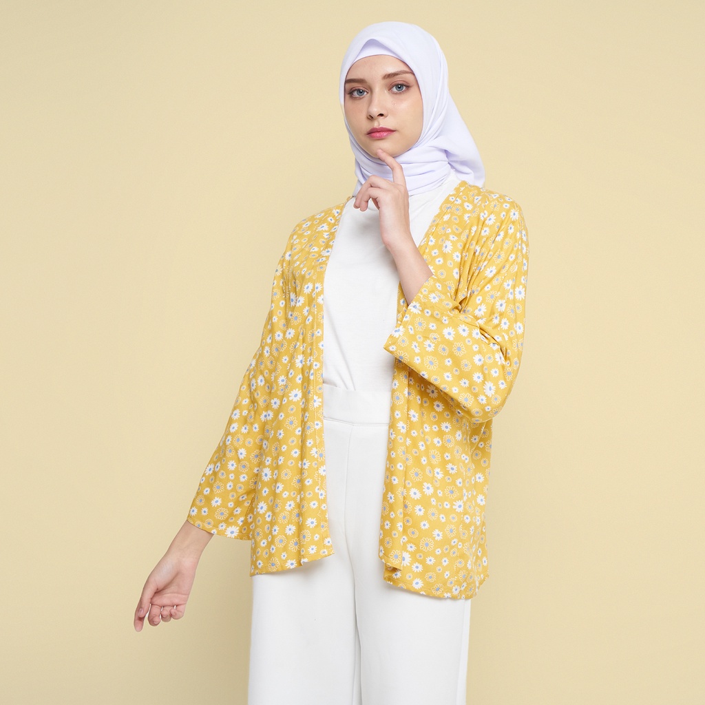 Yellow Sunflower Cardigan Kimono Outer Kardigan Outerwear outwear Outter Outher by Clorelive