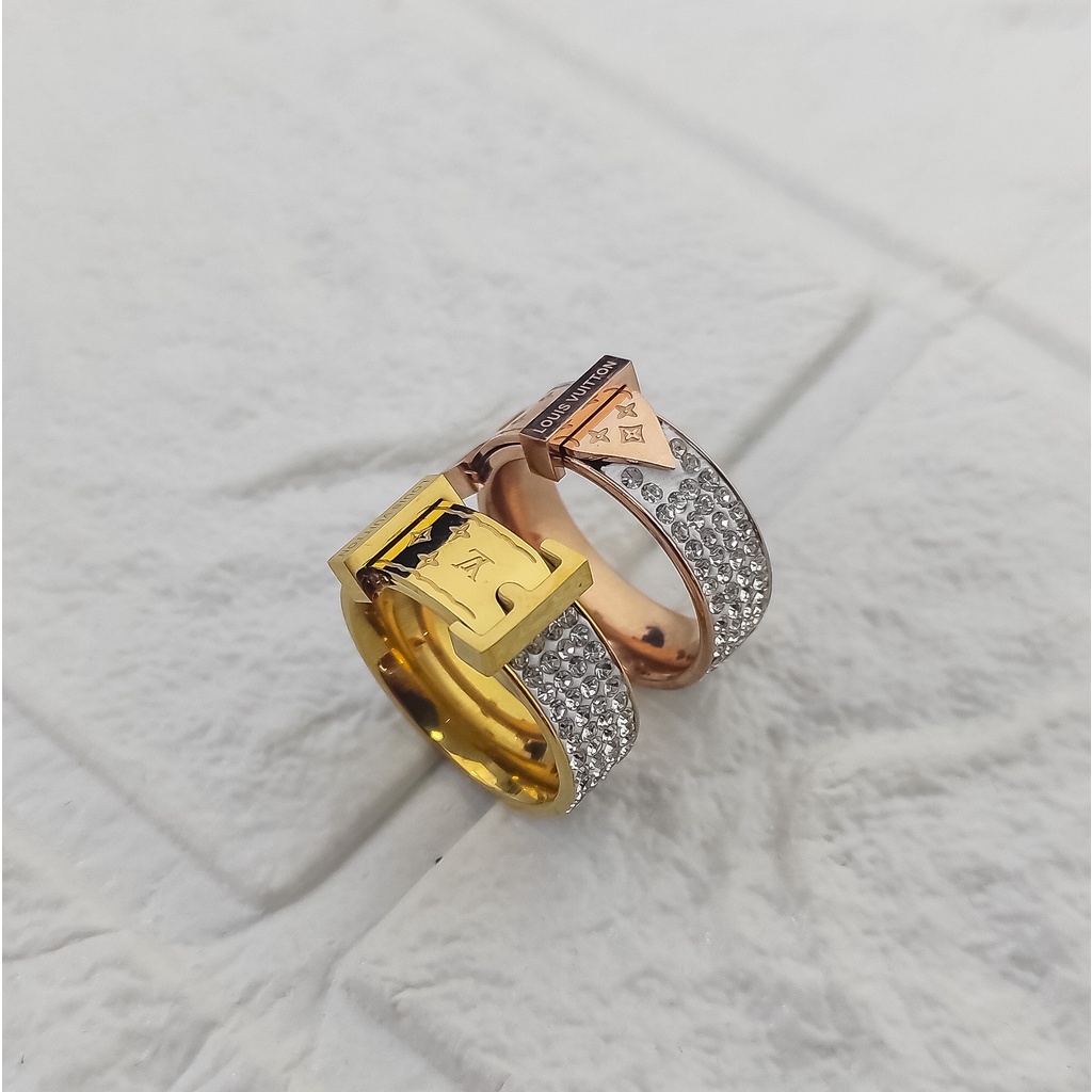 Cincin titanium korea style anti karat