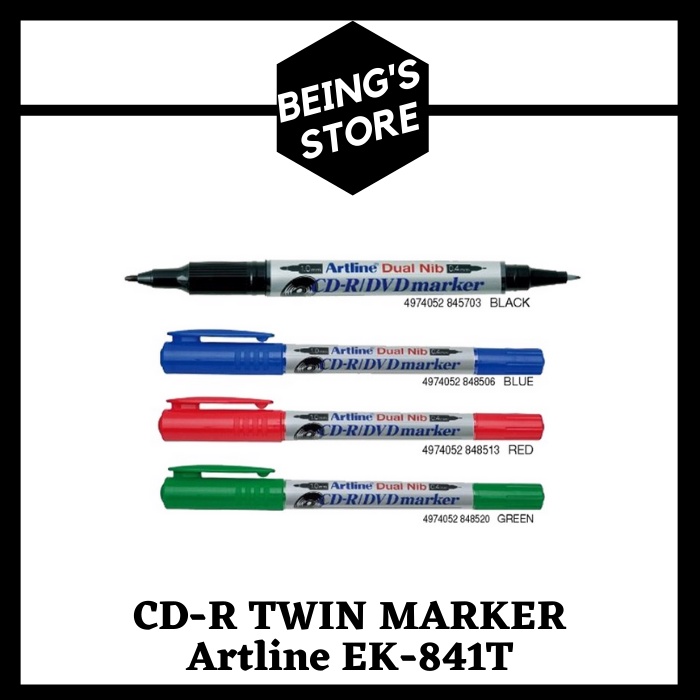 

SPIDOL PERMANENT CD-R TWIN MARKER ARTLINE EK-841T
