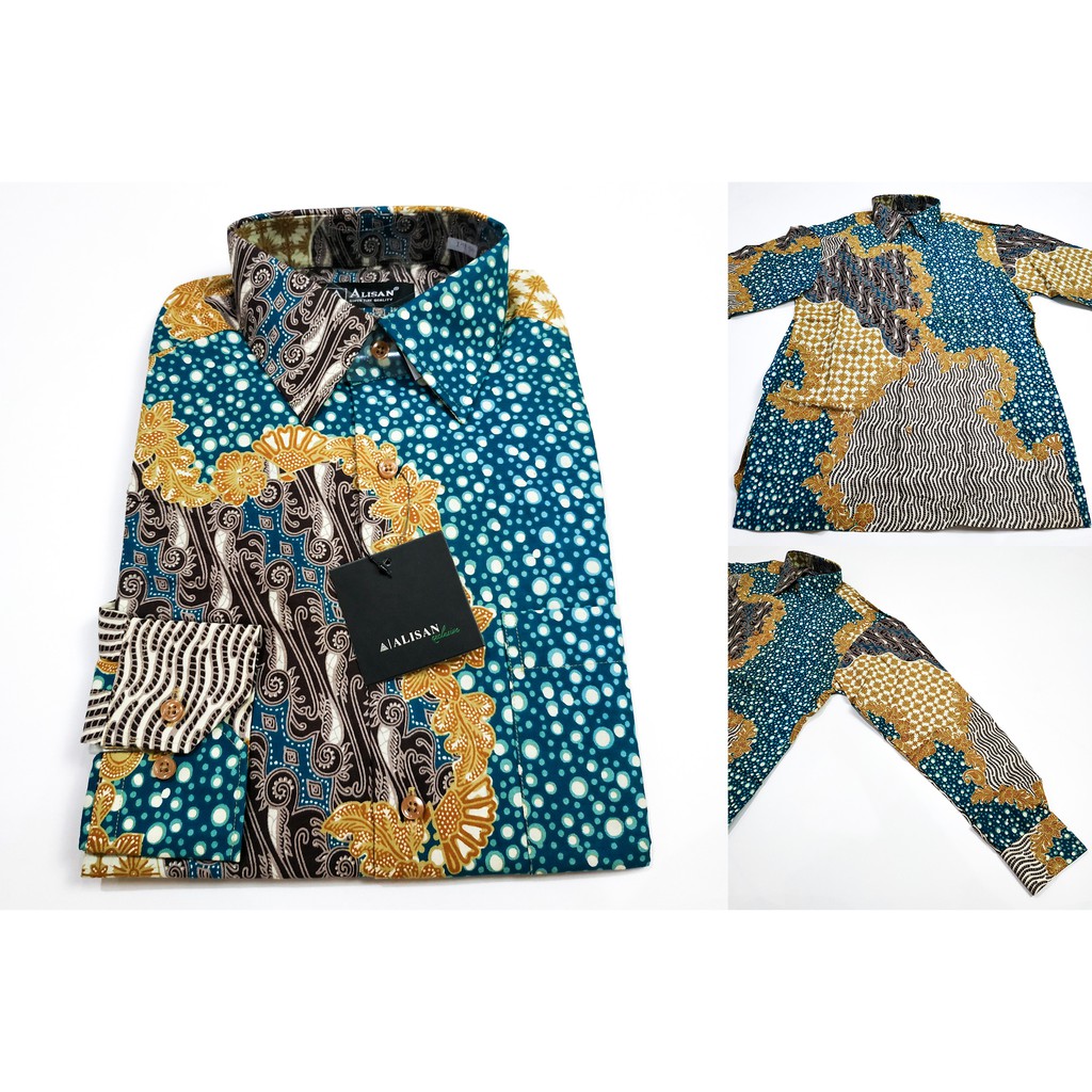 Kemeja ALISAN Batik REGULAR Fit Lengan Panjang ( Size 14.5 / S )