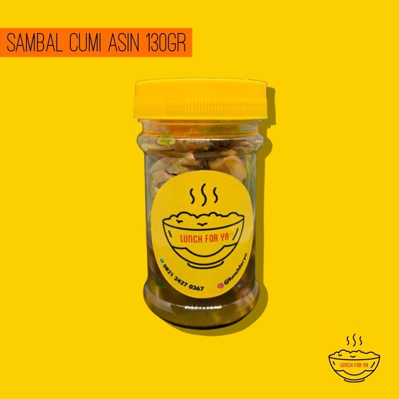 

Sambal Cumi Asin 130gr [BEST SELLER] | lunchforya