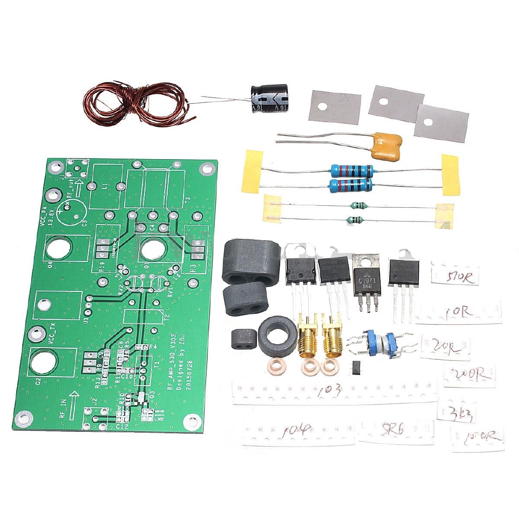 Kit Power Amplifier 45w Ssb Linear Cw Fm Hf Radio Transceiver Gelombang Pendek Diy