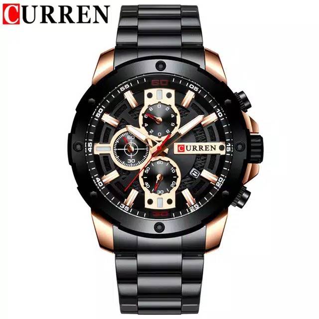 Jam Tangan Curren 8336 Original Pria Anti Air Chronograph