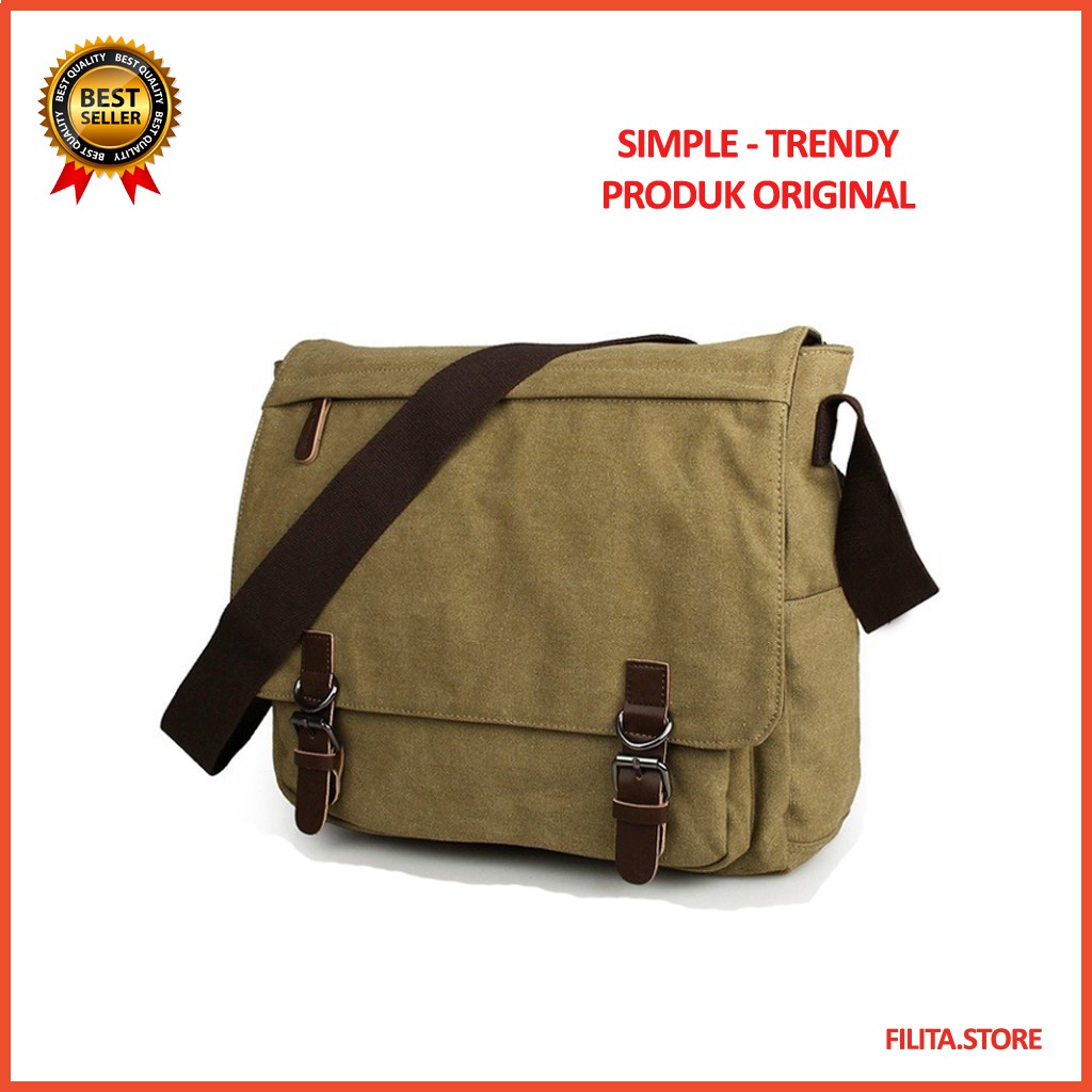 Tas Pria RDN 015 Distro Raindoz Bandung C0E1 Tas Selempang Korea  Distro Mini Sling Bag Murah