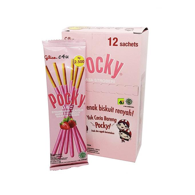 

~^~^~^] Pocky Sachet - Biskuit Stik Salut Cokelat - BOX isi 12 pcs