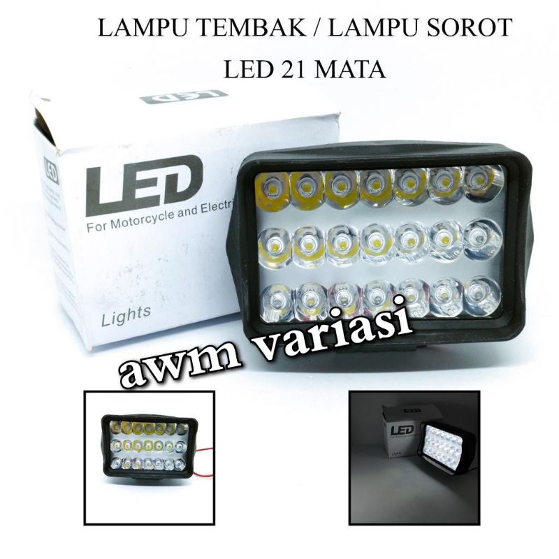 Lampu Tembak Sorot 24 Volt LED CWL 21 Mata CREE Truk Bus Canter Tronton PLX Flood Spot Laser Super Bright Offroad Truck Bis Fuso Bar Cree LightBar Work Light Motor Mobil UTV ATV Skuter Putih Waterproof Panjang