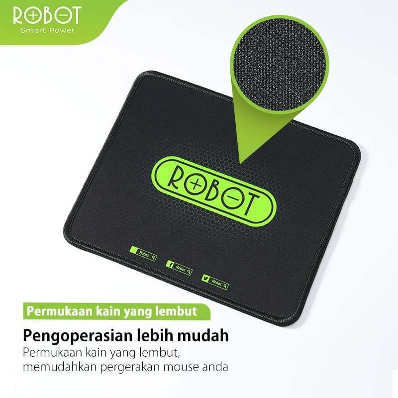 MOUSEPAD ANTI SLIP WITH SOFT SURFACE MOUSE PAD ROBOT RP01 ORIGINAL