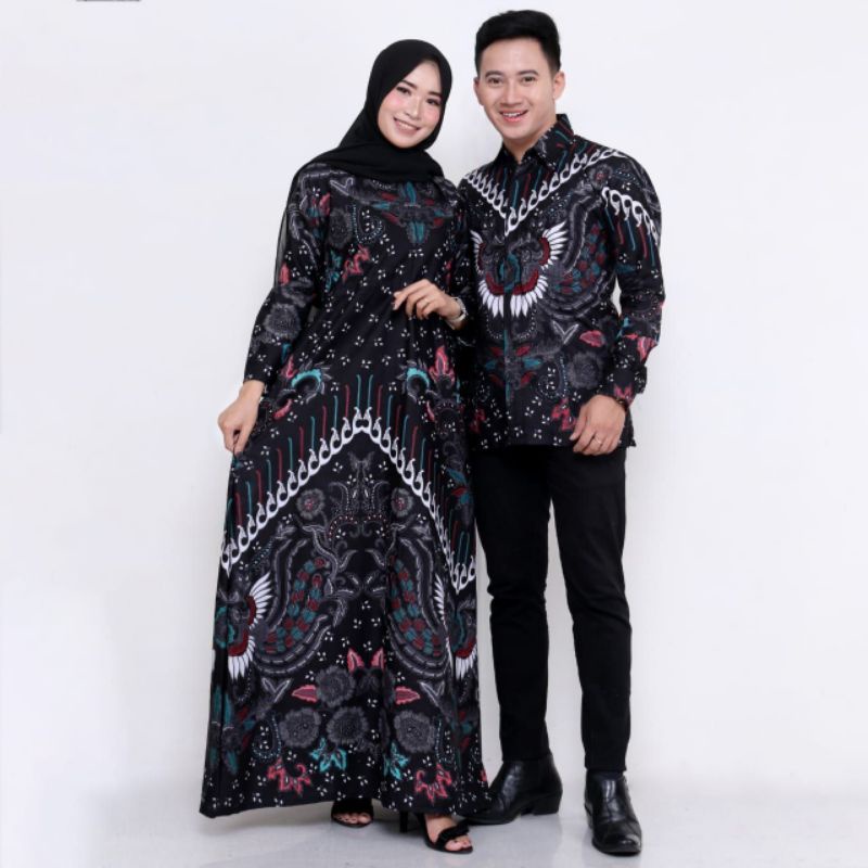 gamis batik Couple Ori Ndoro Jowi Garansi Termurah Shopee - BATIK MODERN SOLO