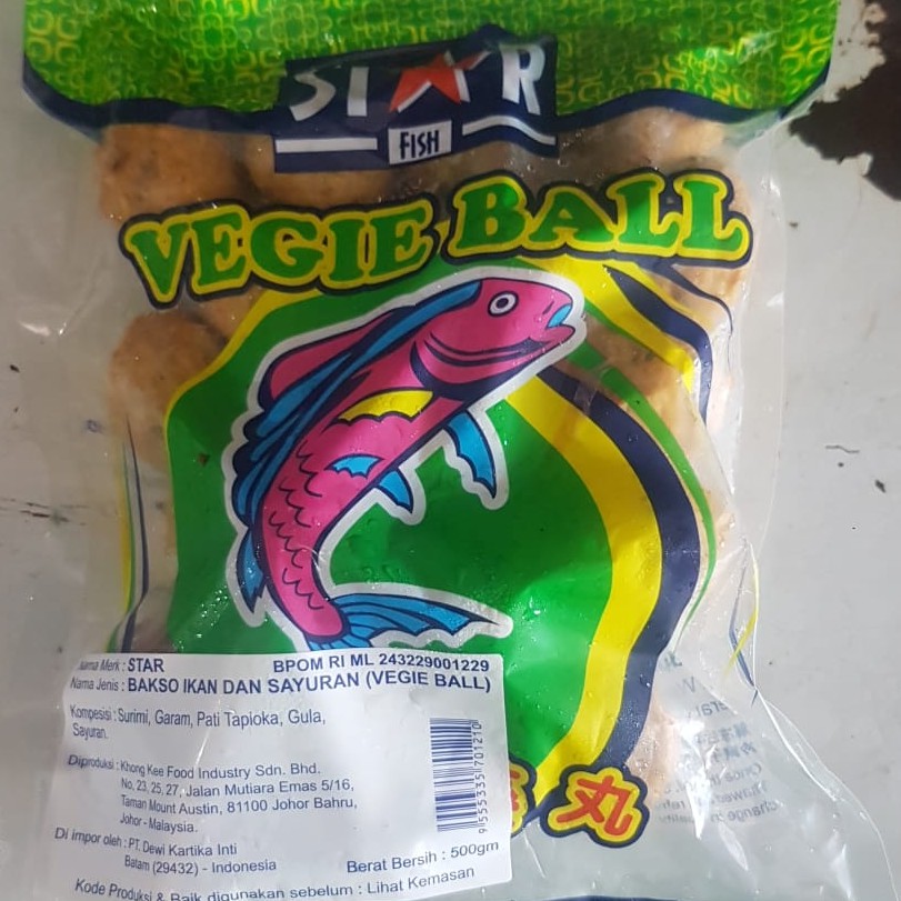 

Bakso ikan dan sayuran - vegie ball