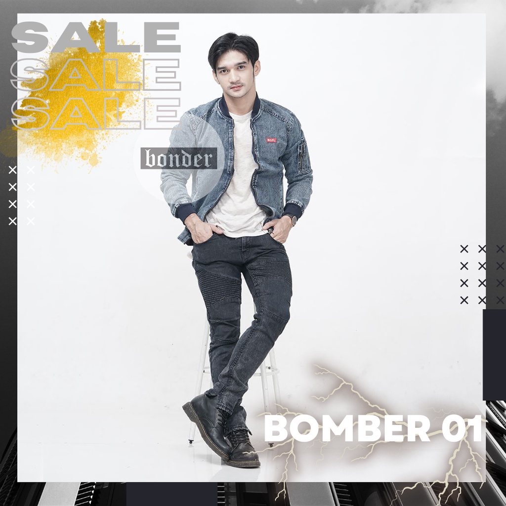 Jaket Jeans Premium / Jaket Jeans Snow / Black Snow and Blue Snow / Jaket Jeans Pria Wanita