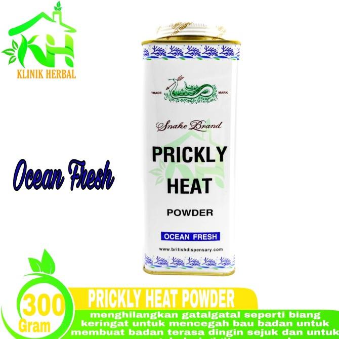 :::::::] Prickly Heat Powder OCEAN FRESH 300gr - Bedak Gatal Cap Ular