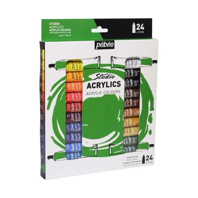 

PEBEO Studio Acrylic Paint 24 x 12ml Tube Set