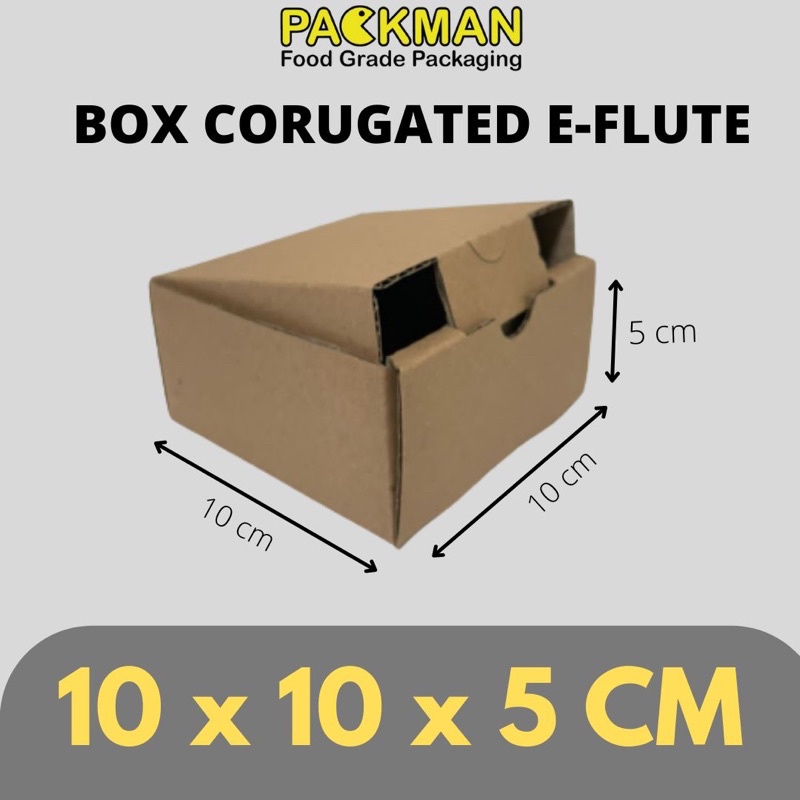 

KARDUS 10x10x5 cm / BOX KARTON CORUGATED DIE CUT / AKSESORIS