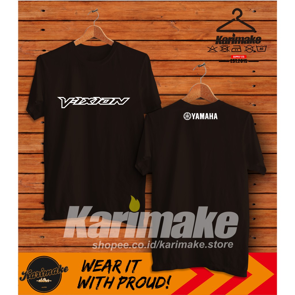  Kaos  Baju  Motor Yamaha Vixion  Kaos  Otomotif Karimake 