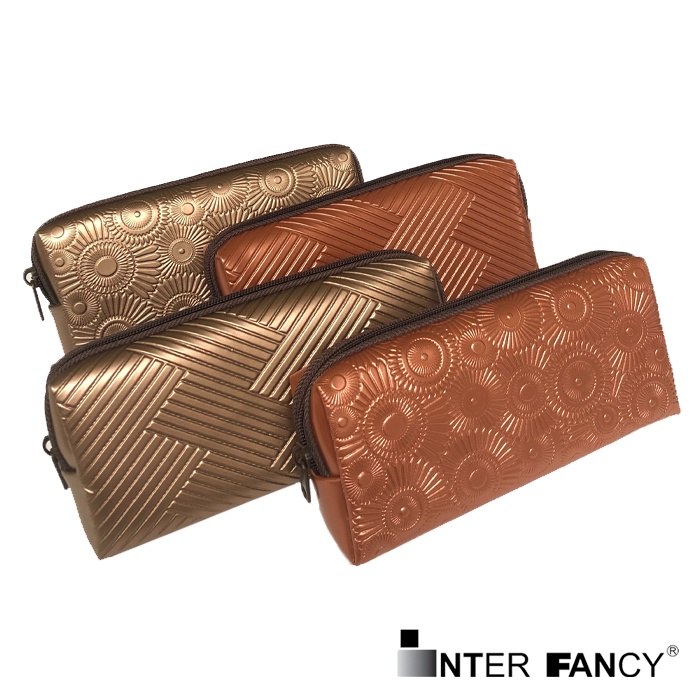 

Kotak Pensil / Pencil Case Interfancy Metallic Motif Embos