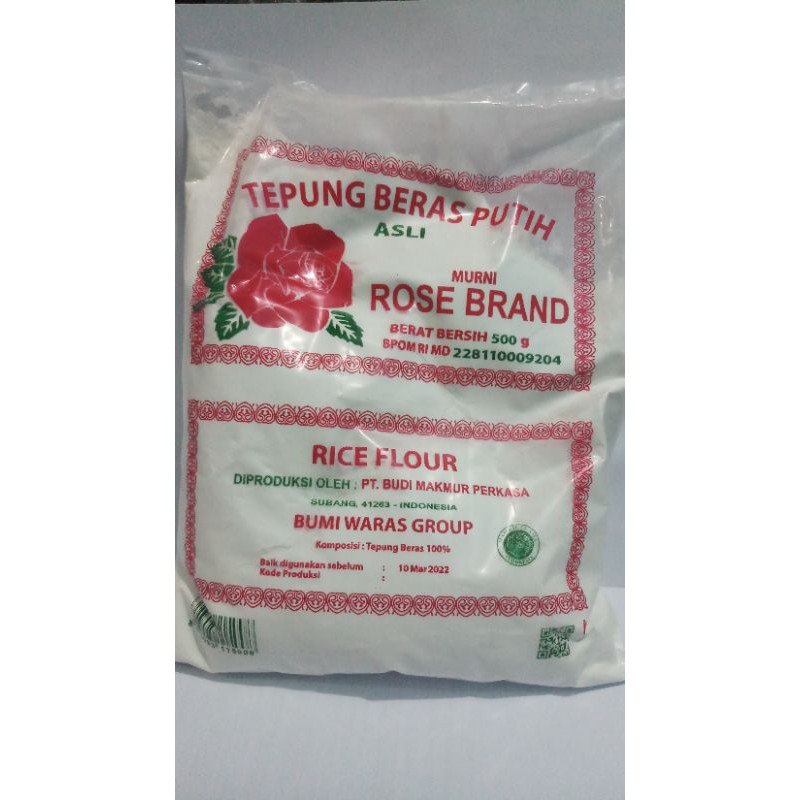 

Tepung Beras Putih Rosebrand kemasan 500gr