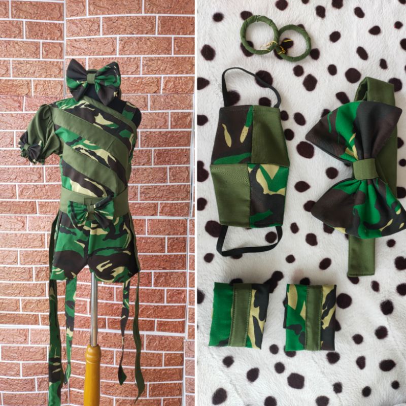 Baju Army atau Tentara atau ABRI Fashion Show