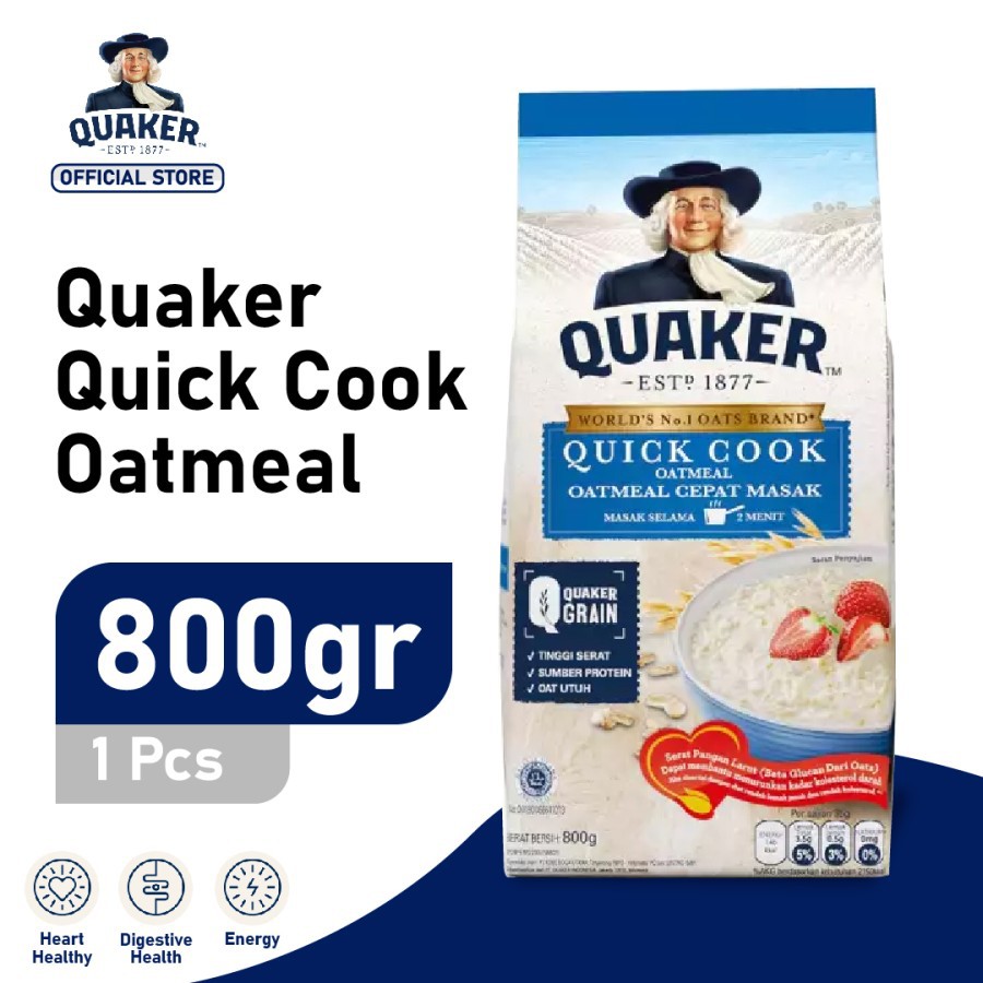 

Quaker Quick Cook Oatmeal 800 gr