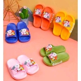 Sandal Slop Jelly Anak karakter Bts