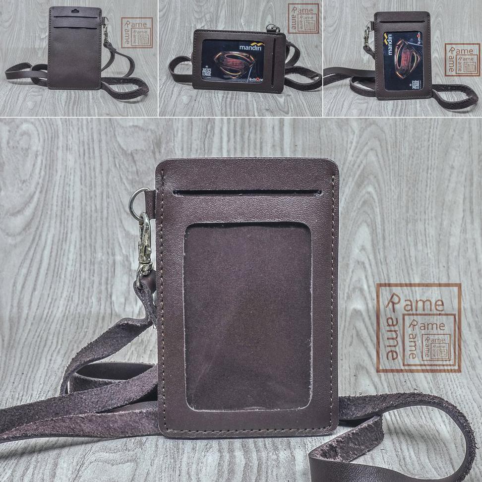 

Id Card Name Tag holder Kulit Asli