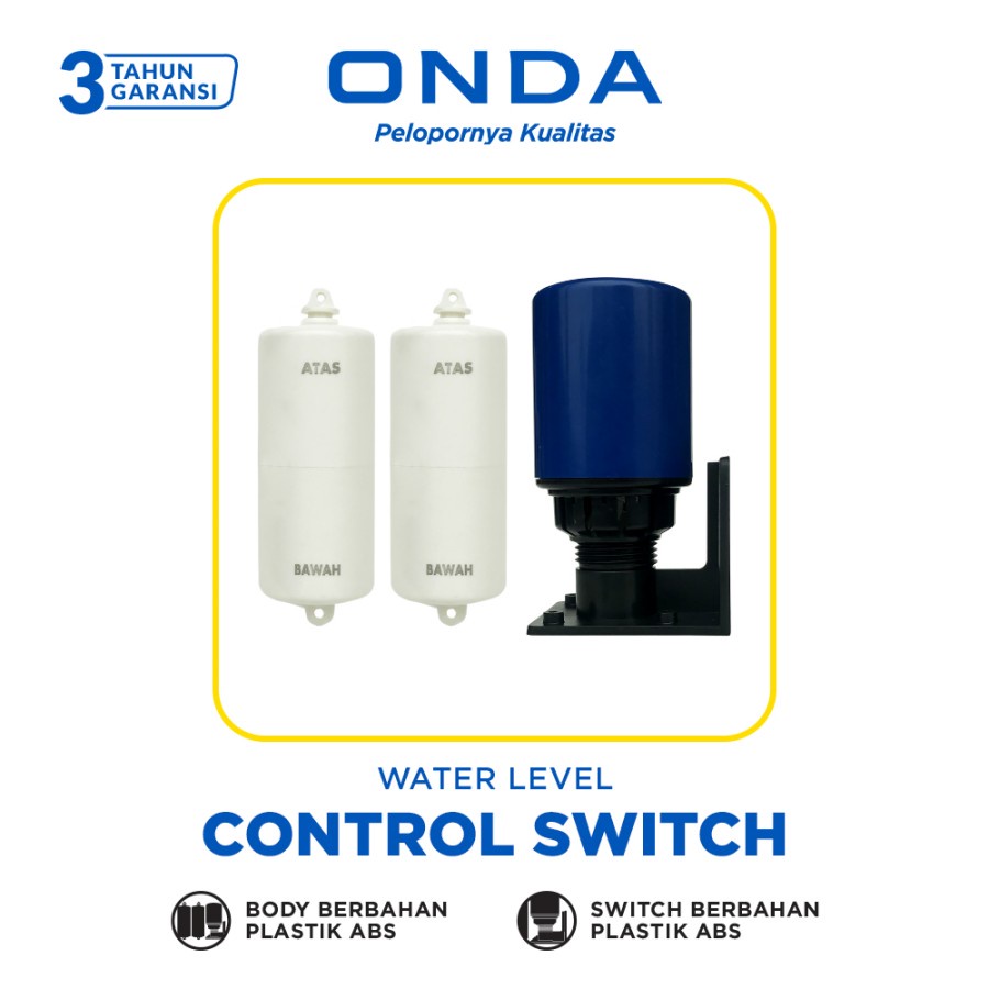 Radar ONDA control Switch original- Pelampung air bola otomatis toren air tangki tandon Original automatic water level control  plumbing