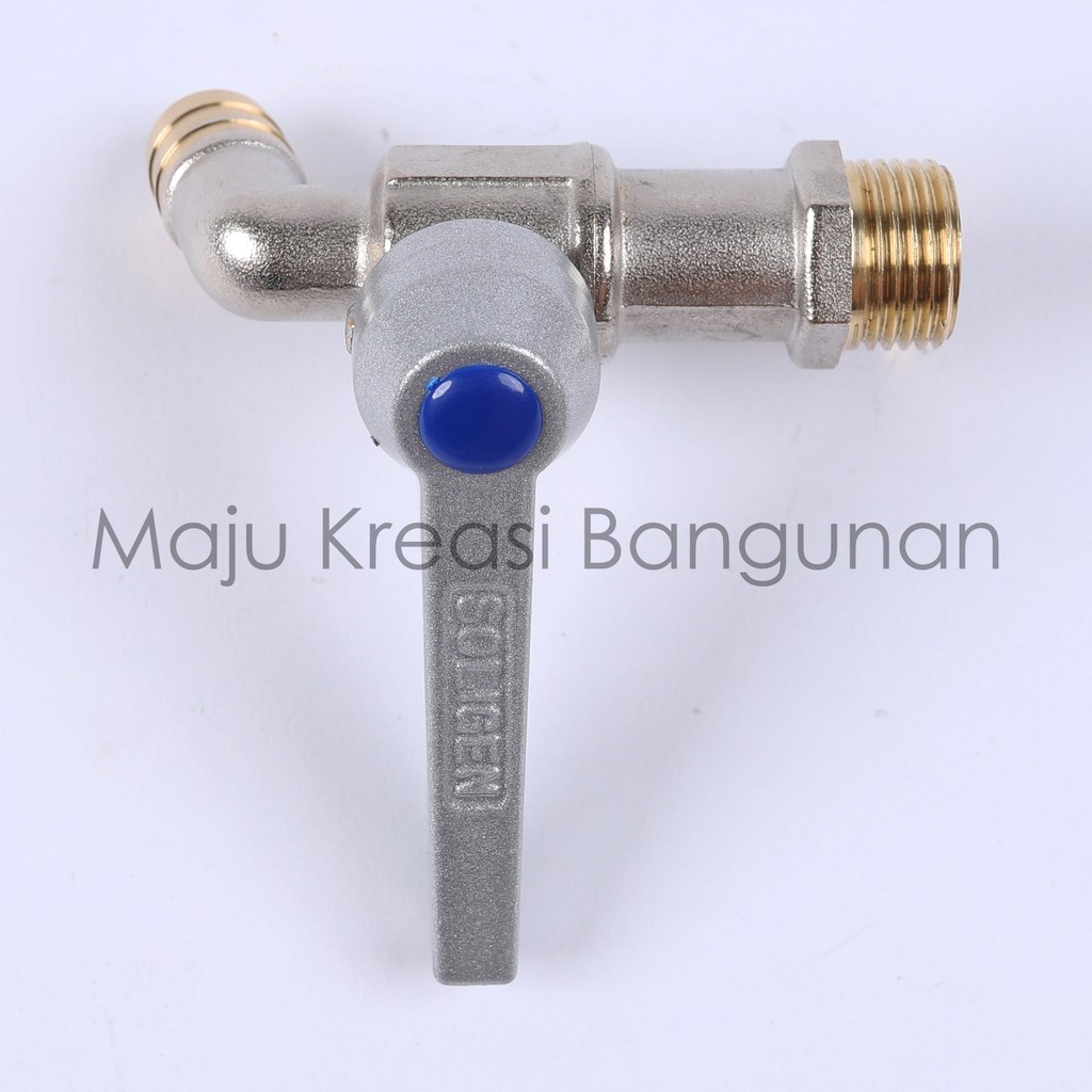 Kran Taman Kuningan Soligen Keran Air A08 A 08 Engkol Bola 1/2&quot; 3/4&quot; 1/2 Inch Inci 3/4 Inch Inci