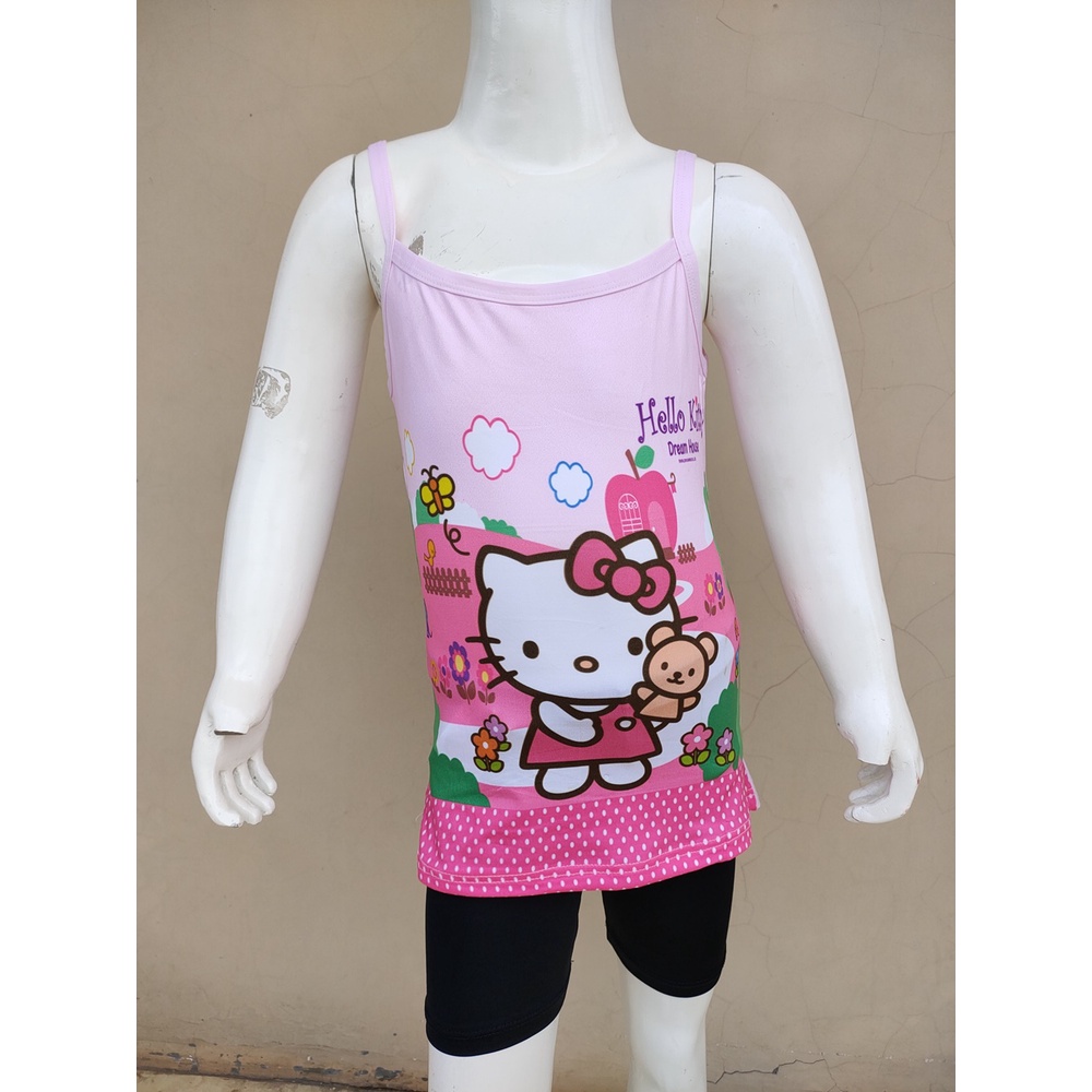 Kaos Singlet Motif HK DREAM HOUSE TALI BESAR TALI KECIL / Kaos Dalam Anak Perempuan